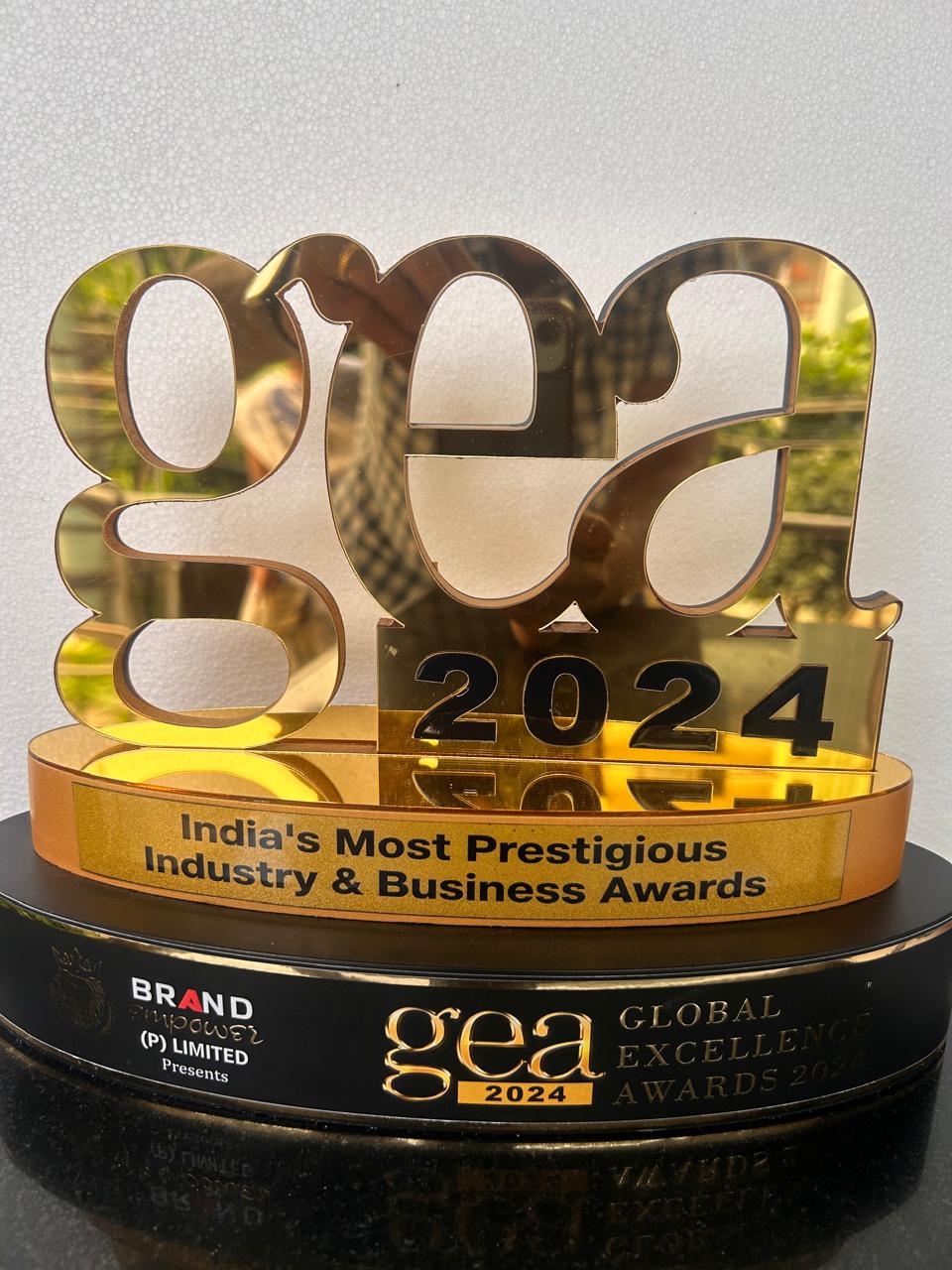 GEA Global Excellence Awards 2024 Trophy